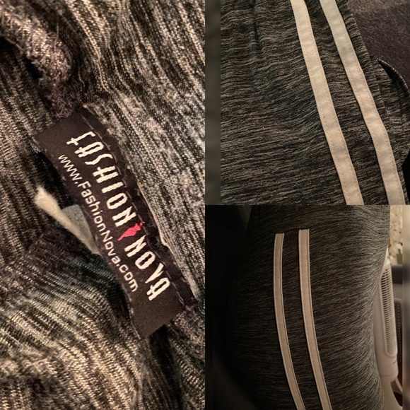 Fashion Nova - Tennis Match Set - Charcoal - Picture 6 of 7